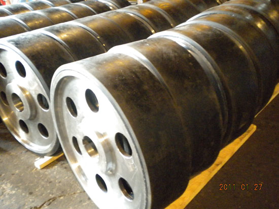 焊装输送线滚轮直径500